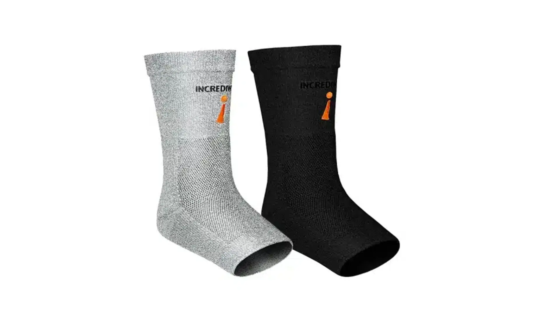 Incrediwear Ankle Sleeve Produktbild in grau und schwarz