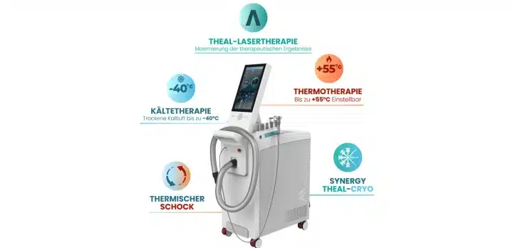 C.H.E.L.T-Therapie | Cryo High Energy Laser Therapy | Multimodales Kombigerät