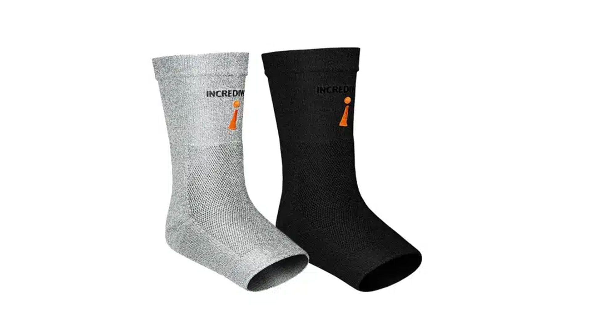 Incrediwear Ankle Sleeve Produktbild in grau und schwarz