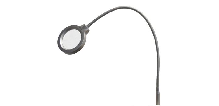 Lupenlampe Circle | 3 Dioptrien | alu-silber