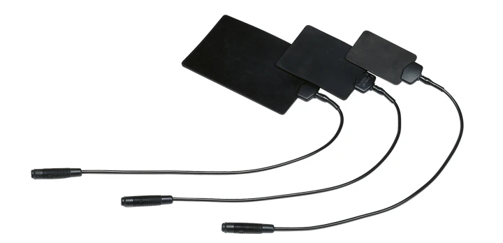 Plattenelektroden-Set 4 mm Anschluss